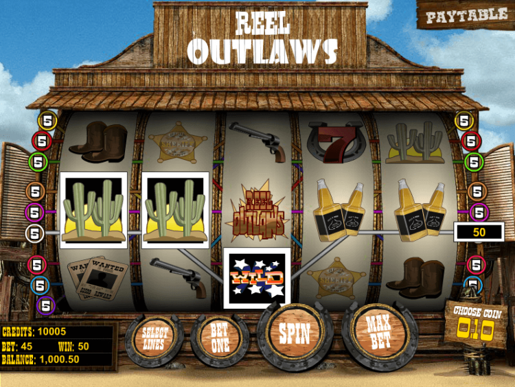 Игровой автомат Reel Outlaws